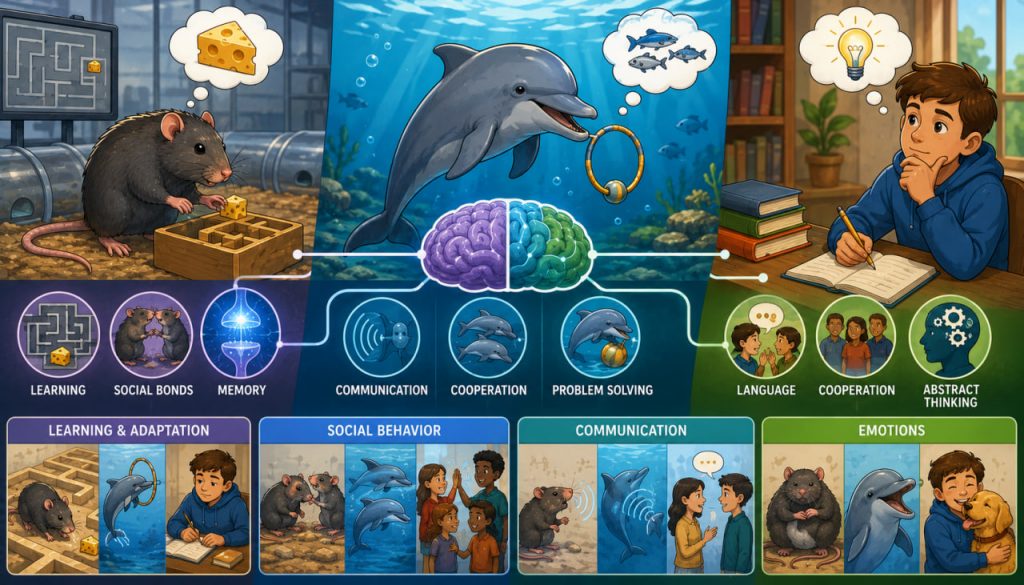 Comparative Psychology: What Do a Rat, a Dolphin, and a Human Have in Common?