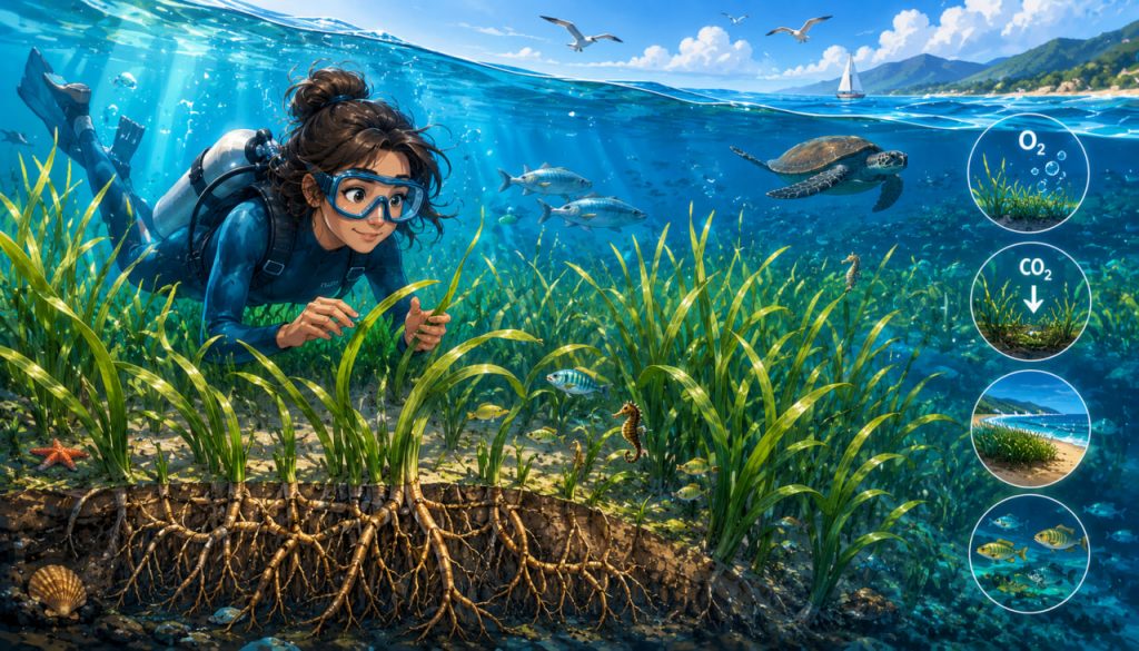 Seagrass Meadows (Posidonia): Why the Ocean’s True Lungs May Be More Important Than Coral Reefs