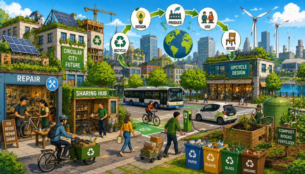Circular Economy in Real Cities: Practical Examples from Around the World