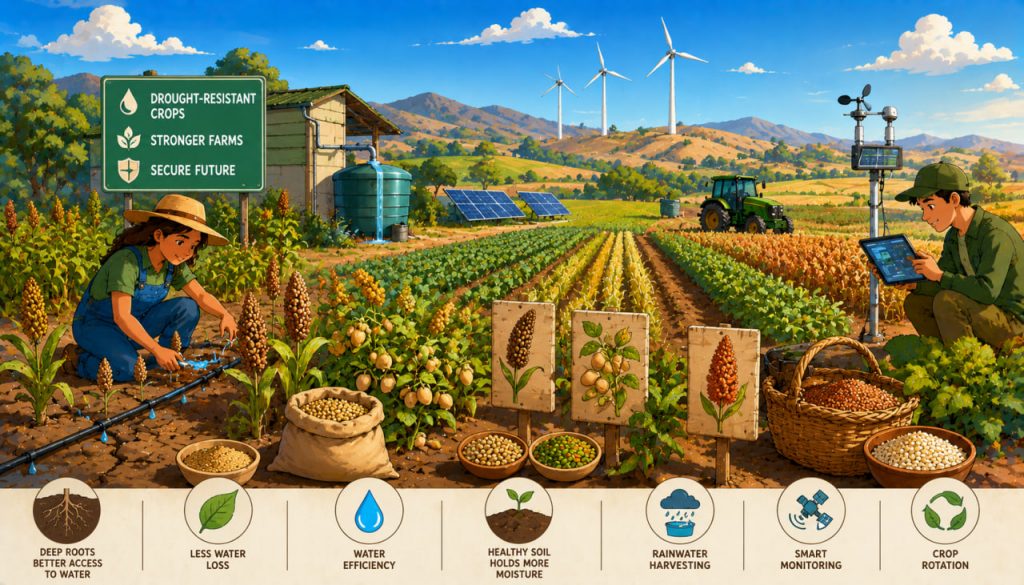 Climate-Resilient Agriculture: Transitioning to Drought-Resistant Crops