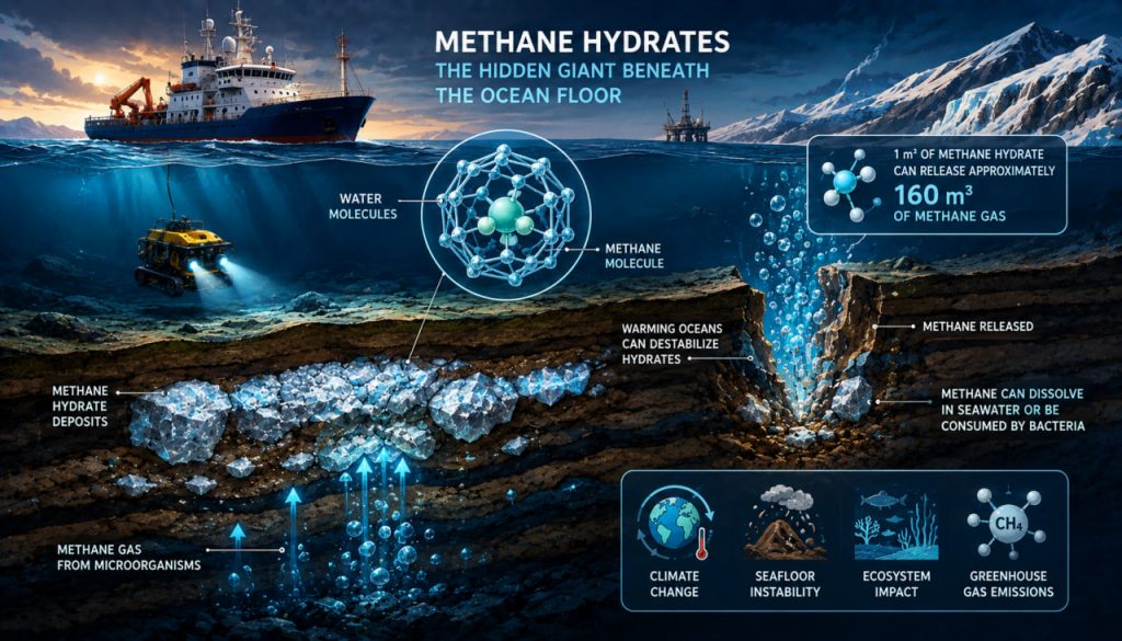 Methane Hydrates: The Time Bomb Hidden Beneath the Ocean Floor