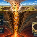 Kimberlite Pipes: Volcanoes That Bring Diamonds from 200 Kilometers Below Earth