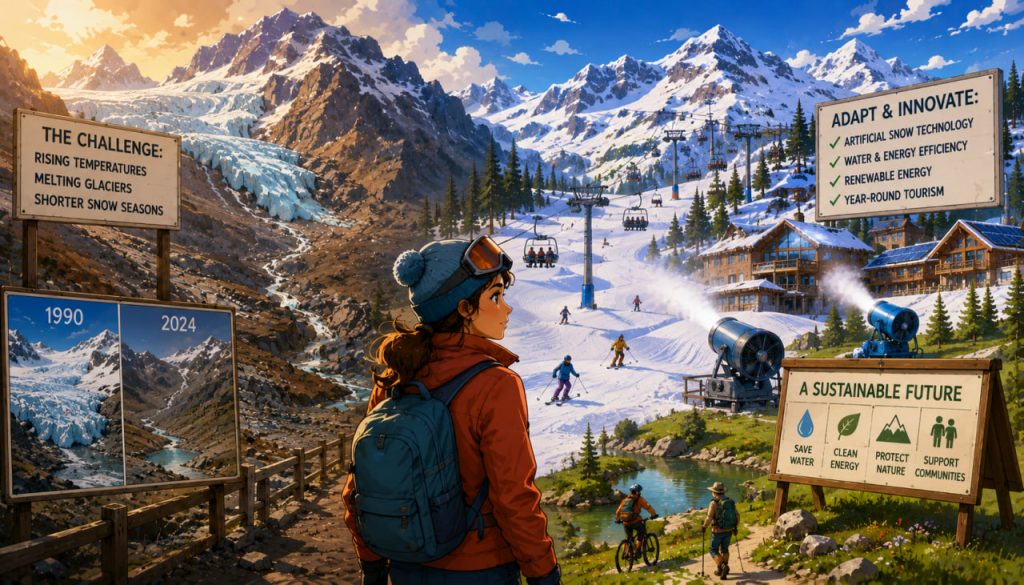 The Future of Ski Resorts: Artificial Snow and Disappearing Glaciers