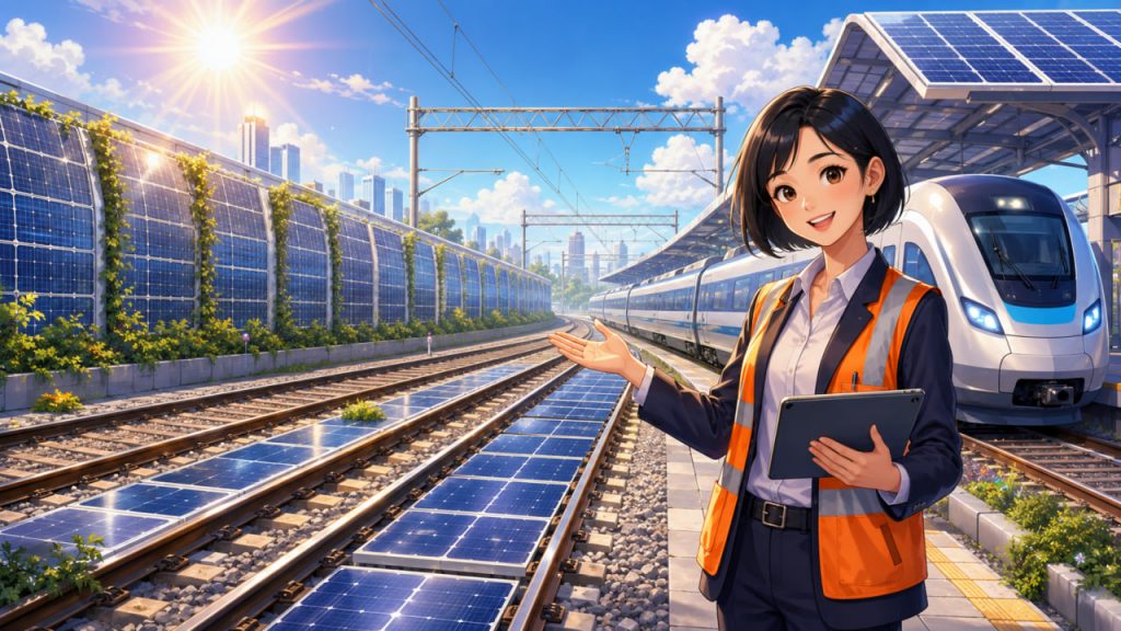 Solar Panels on Railways: Can Train Tracks Become Clean Energy Corridors?