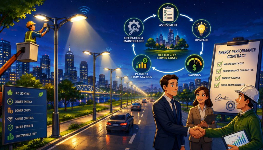 Energy Performance Contracts: How Cities Can Modernize Street Lighting Without Upfront Budget Spending
