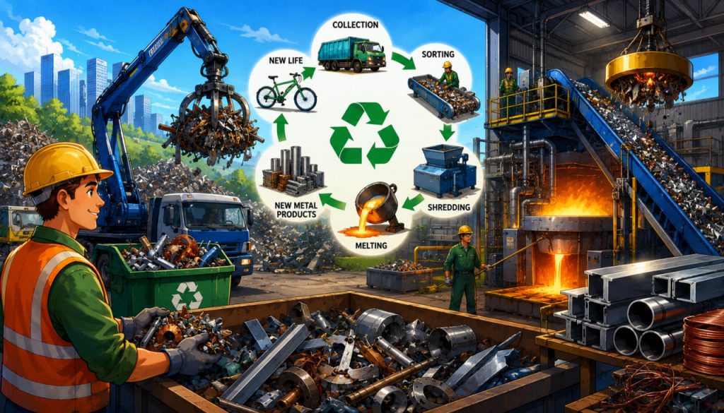 Scrap Metal Recycling: What to Do With It and What Happens Next