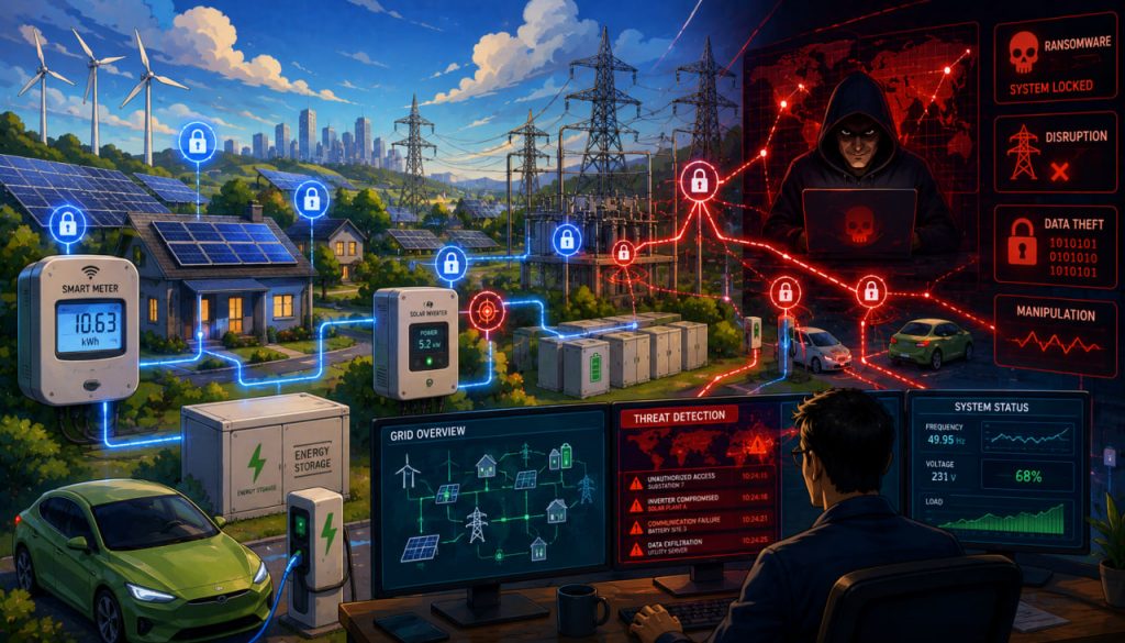 Cybersecurity and Renewable Energy: How Vulnerable Are Smart Power Grids?