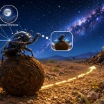 Scarab Beetle Astronavigation: How Dung Beetles Use the Sky to Roll in a Straight Line