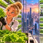 Urban Vertical Farms: Growing Lettuce Inside Skyscrapers