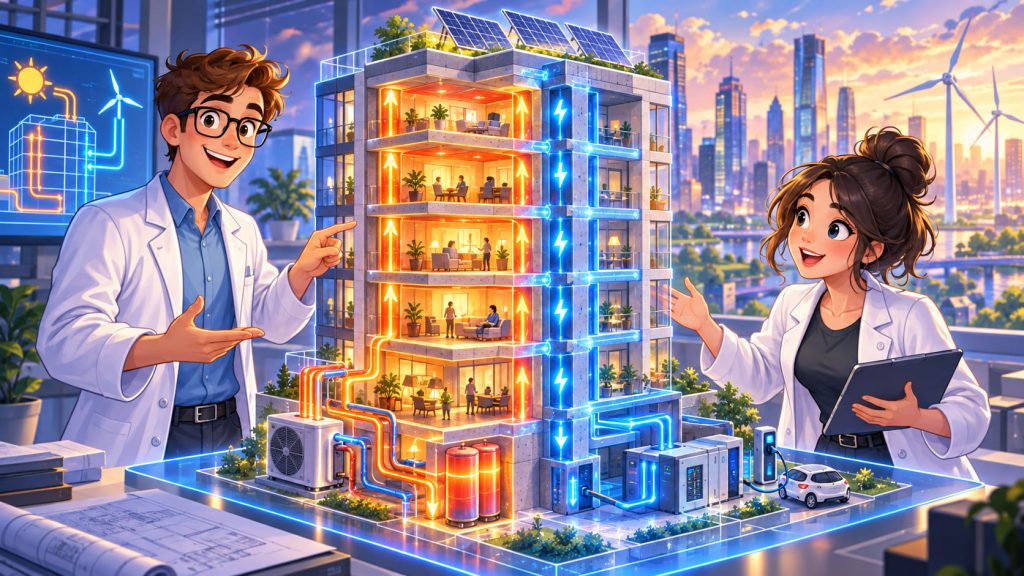 Concrete Batteries: How High-Rise Buildings Could Store Heat and Electricity