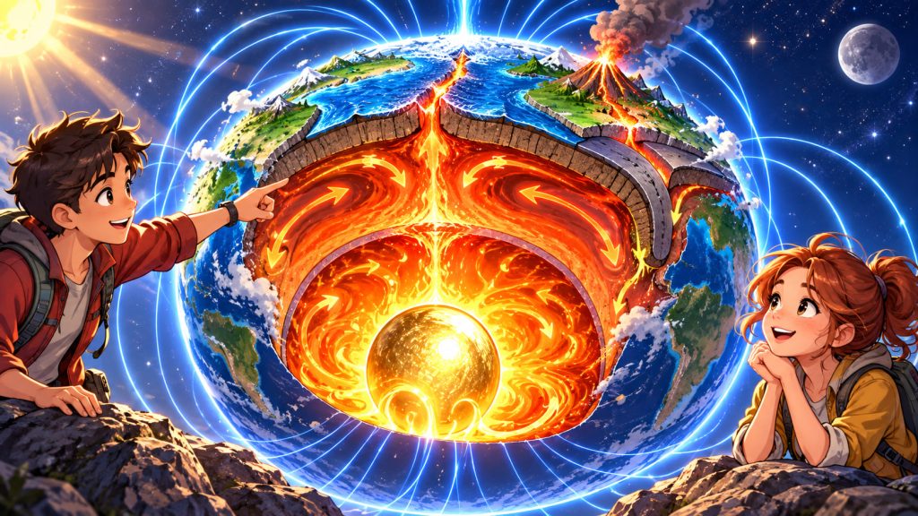 Earth’s Core, Mantle, and Crust: How the Layers of Our Planet Interact