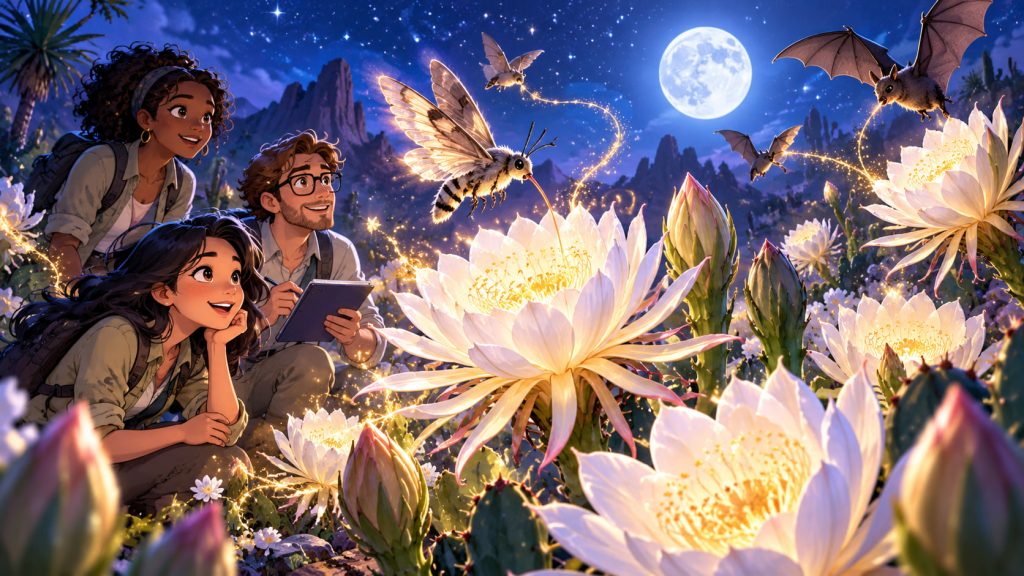 Why Do Some Flowers Bloom Only at Night?