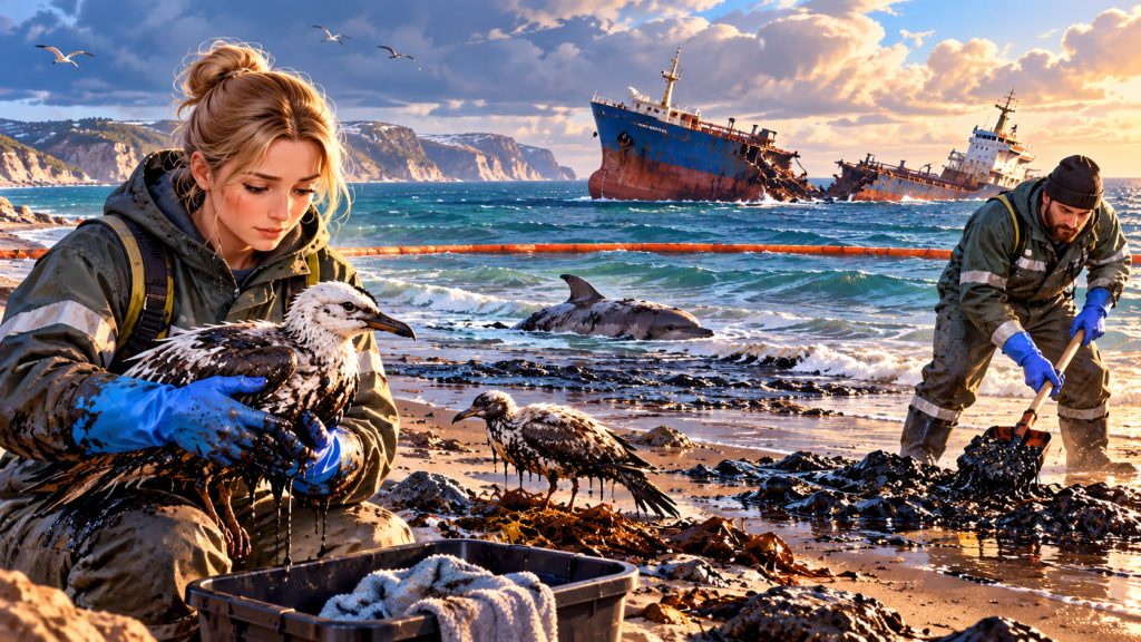 The Crimean Oil Spill Disaster: How the 2024 Kerch Strait Tanker Accident Polluted the Black Sea