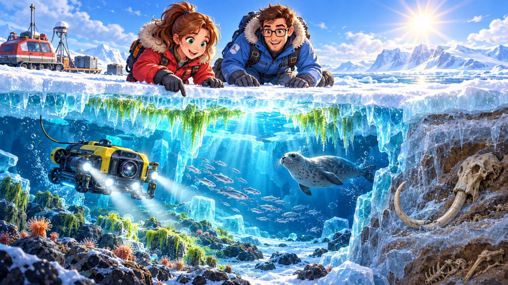 What Lies Beneath Arctic Ice? Ancient Secrets, Hidden Ecosystems, and Discoveries Beneath the Frozen World