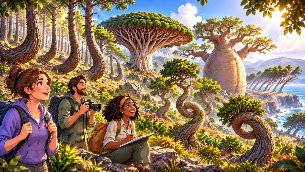 Forests With Unusually Shaped Trees: Where They Are and How They Formed