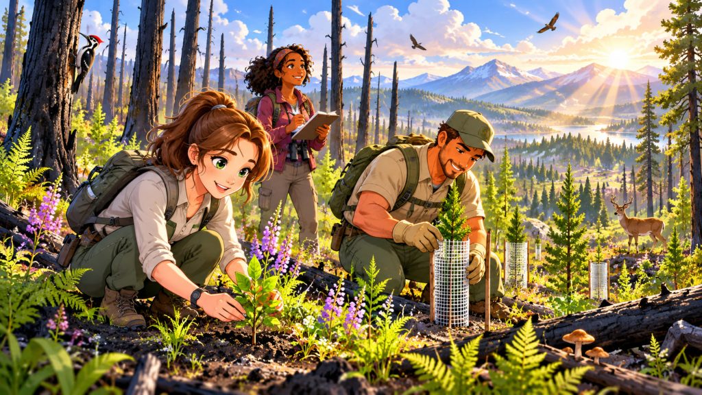 How Do Forests Recover After Wildfires, and Do They Need Our Help?