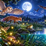 What Happens in Nature at Night While Humans Sleep?